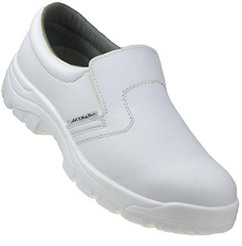 ART.MAS Arbeitsschuhe Sicherheitsschuhe S2 WEIß KOCHSCHUHE KÜCHENSCHUHE KOCH (BPWhite) (42)