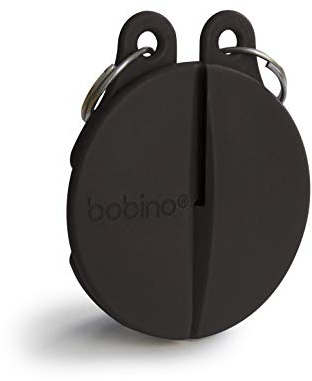 Bobino | Zipper Clip | 2 Pack Charcoal | Anti Theft Zipper & Backpack Lock | Purse Lock | Travel Safety