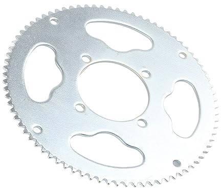Keenso Höghållfast ståldrev 54 mm kedjehjul 80 tänder bakre kedjehjul 25H 80T för motorcykel 47cc 49cc smuts ATV Quad mini motorcykel elcykel modifieringstillbehör, standard