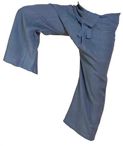 PANASIAM Fisherman Pants HW, Blue XL