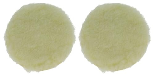 vhbw 2X Polierscheibe, Polierschwamm kompatibel mit Bosch PEX 300 AE Exzenter- & Schwingschleifer - 12,5 cm Arbeitsdurchmesser, 16 g, beige