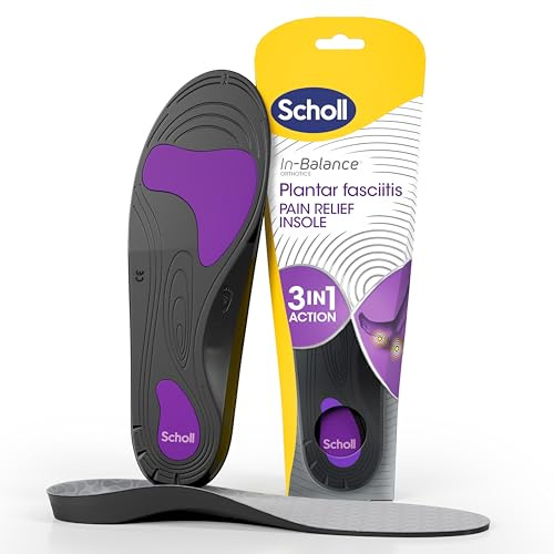 Scholl Plantar Fasciitis Pain Relief Orthotics Insole - Large - Sizes 9-11