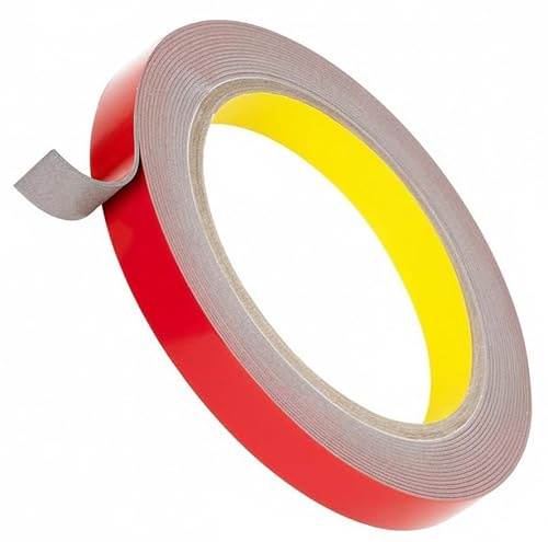 3 m dubbelsidig tejp monteringstejp 12,5 mm x 4,7 m grå 1 rulle 0,8 mm tjock 5608 skumtejp tung last vattentät för bil dekoration hem kontor