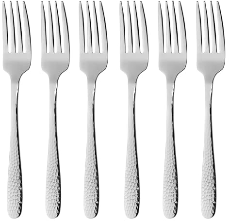 GRÄWE Dessertgabeln Gent, 6-teilig, Kuchengabeln, Gabel für Vorspeisen, Gebäckgabel, kleine Gabeln, Edelstahl