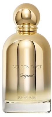 Sunnamusk London Golden Dust Eau De Parfum, Unisex, Floral Musk Fragrance, Perfume, Luxury Fragrance (100ml)