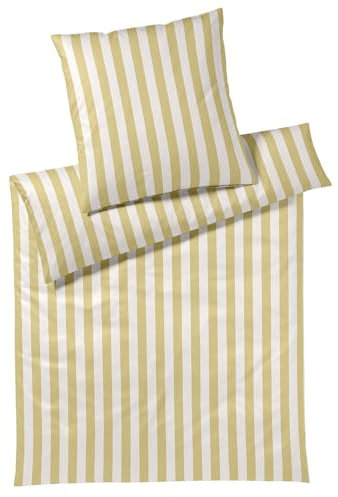elegante Mako Jersey Bettwäsche Join gelb