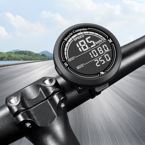 Computer wireless GPS per bicicletta, impermeabile IP67, tachimetro da bicicletta con contachilometri on/off automatico per un tracciamento accurato