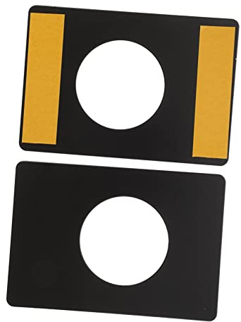 Plaque de Réparation de Porte en Acier Inoxydable Antirouille Securité Compatible Portes en et 2 Pièces Solide