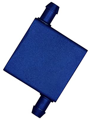 SHOOYIO Disipador térmico de radiador de aluminio de 40 mm, bloque de refrigeración por agua, disipador de calor para computadora, CPU, enfriador de líquidos industrial