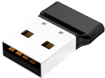 Jectse USB Bluetooth-adapter, Bluetooth 6.0 Dongle-mottagare för PC med Låg Latens, Plug and Play Auto-parning för Hörlurshögtalare (USB -adapter)
