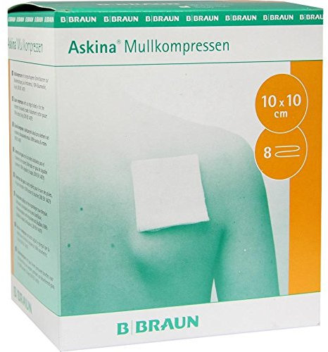 ASKINA Mullkompressen 10x10 25X2 St