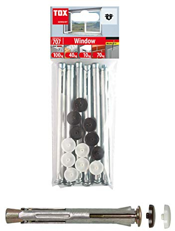 TOX cheville encadrements métal Window 10 x 112 mm, 6 pièces, 027601141