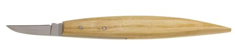 STUBAI skärkniv rak 50 mm | förslipade blad | ergonomiskt bokträhandtag | exakt och hållbar | Tillverkad i Österrike | Art.-nr. 510501 (SB-förpackning)