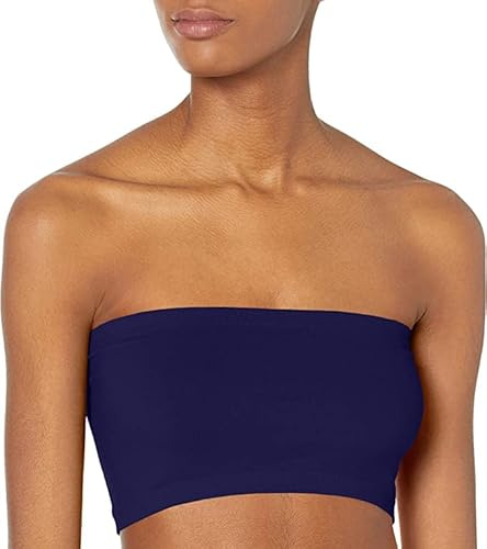 skinnytees the diet you wear Women's Bandeau, Navy, One Size