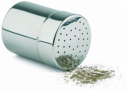 APS multiuso Giesser / - spargisale e spargipepe diametro circa 5,5 cm, altezza 7,5 cm con diametro ca, 1 mm fori contenitore in acciaio inox, spargisale e spargipepe fein
