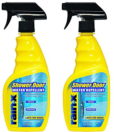 Rain-X 630023 Shower Door Water Repellent zozemkl, 16 Fl Oz (2 Pack)