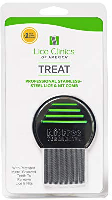 Lice Clinics of America Professional Stainless Steel Lice & Nit Comb for Effective Head Lice Treatment