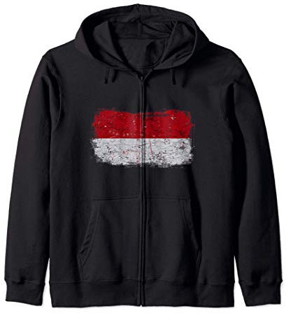 Indonésie Drapeau national indonésien Sweat à Capuche