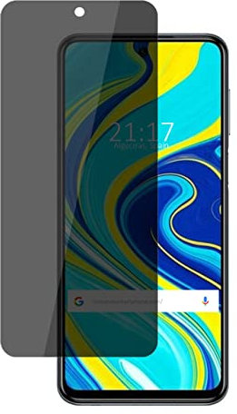 Tumundosmartphone Protector Pantalla hidrogel Privacidad Antiespías para Xiaomi Redmi Note 9S / Note 9 Pro
