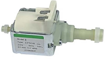 ensipart Pumpe kompatibel mit Ulka EP5GW 48W 230V kompatibel mit Philips 996530007753 12000140 für Kaffeevollautomat kompatibel mit DeLonghi 5113211311 kompatibel mit Miele 5035151