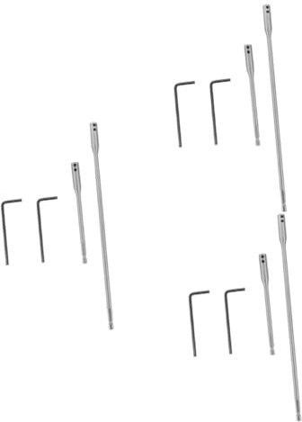 DIYEAH 3 Juegos De Extensiones De Varilla De Conexión De Broca De Varilla Extendida Extensión De Broca Herramienta Manual De Broca Varilla Extendida Para Llave De Taladro Accesorios