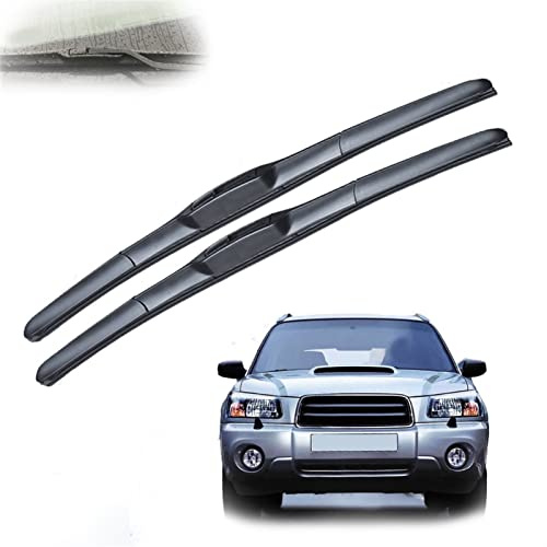 Piezas de limpiaparabrisas para Coche, escobillas limpiaparabrisas Delanteras, cepillos, Cortador, Gancho UJ para Subaru Forester 2002 2003 2004 2005 2006 2007 SG Accessories