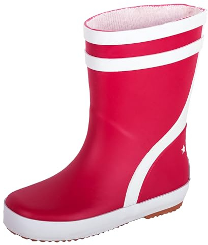 BMS Gummistiefel für Kinder aus Naturkautschuk - rot - 24