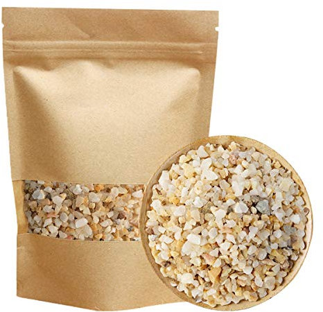 TOYPOPOR Coarse Silica Sand 2.2lb for Bonsai Cacti Succulent and Carnivorous plant mix