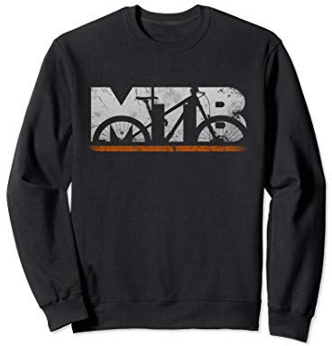 Cooles MTB Mountainbike Geschenk Herren Vintage Retro Sweatshirt