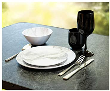 Juego de vajilla de melamina de 6 Piezas para Camping