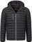 Rock Creek Herren Steppjacke Übergangsjacke Leicht Herrenjacke Männer Jacken Stepp Jacken mit Kapuze Daunenjacke Thremojacke H-317 Schwarz L