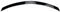 NAIRE Heckspoiler für Mercedes-Benz C-Class W204 C180 C200 2008-2014, Schwarz, glänzend lackiert, Kunststoff, Einschraubbar