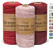 OurTop Premium Makramee Garn 3er Set, 3mm x 100m Macrame Cord Makramee Schnur Makramee Kordel, Garn für DIY Handwerk, Weben Dekoration, Hängepflanze Pflanze Aufhänger(Blush, Rot, Burgunder)