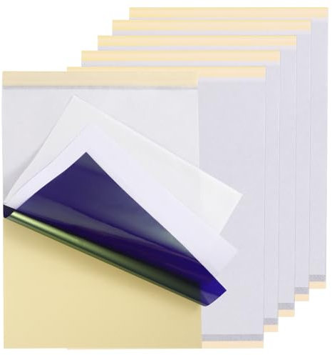 HonGien 25 Blatt Tattoo Zubehör Tattoo Transferpapier Tattoo 4Layers Stencil Papier Transferpapier Carbon Transfer Paper Tattoo 21*30cm Matrizenpapie Thermoschablonenpapier Tattoo Papier Kohlepapier