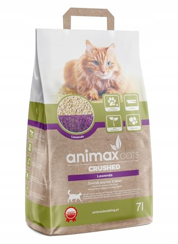 Strömedel with Soothing Lavender Scent, Crushed Texture, 7 Liters - Animax Premium Quality