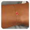 WATEFOER Geburtsstein Armbänder Gold für Damen zierlich verstellbare Kette Armband nicht anlaufen 18k Vergoldet Geburtsstein Anhänger Armband Mode Goldschmuck Geschenke (07.Juli)