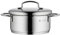 Mini Pentola WMF Piccola Ca. 14 Cm, Coperchio In Metallo, Padella A Induzione 0,9 L, Acciaio Inossidabile Lucido Cromargan, Impilabile, Per Piccole Porzioni, Uso Singolo