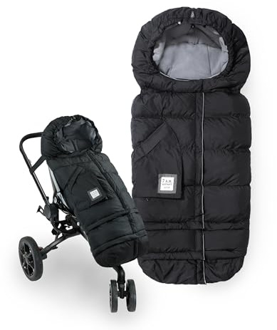 Saco Evolutivo Blanket 212 de 7AM para Bebés y Niños Pequeños - Ajustable, Universal y Seguro para Cochecito y Silla de Auto, Repelente al Agua, Aislamiento Térmico y Forro Polar Suave, Lavable