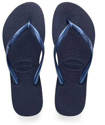 Havaianas - Slim, Stylish, Durable and Versatile Flip-Flops, with Textured Sole for Grip and Support, Women Navy Blue