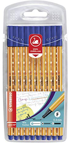STABILO - Fineliner - point 88-10er Pack - blau