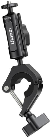 ULANZI Support de Serrage pour Guidon de vélo/Moto pour caméras d'action GoPro/Insta360