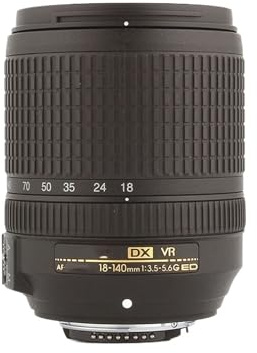 Kompatibel mit Nikon F-Bajonett 18-140 mm F3.5-5.6G ED VR DX Zoomobjektiv