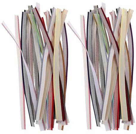 DEARMAMY 78 Pièces Bandes de Reliure en Coton Élastique Multicolores Kit de Matériel de Reliure pour Débutants Fournitures pour Albums Réparation et Décoration de Livres