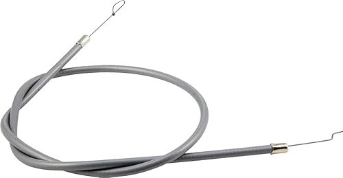 Cavo tirante pomello aria carburatore in acciaio zincato - Con guaina grigia - P.iaggio 125 150 200 Vespa PX Rally Super GT GTR VNB VBB TS - CI0359