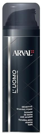ARVAL L'UOMO Sensitive Shaving Foam 250 ml - Schiuma da Barba Pelli Sensibili