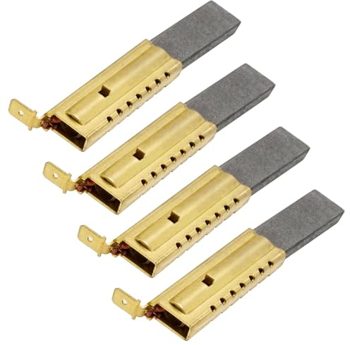 Hoypeyfiy 4Pcs L94MF7 Carbon Brushes, Replacement for Washing Machine Motor Inserts, Replacement Accessories 5 x 13.5 x 39.6mm