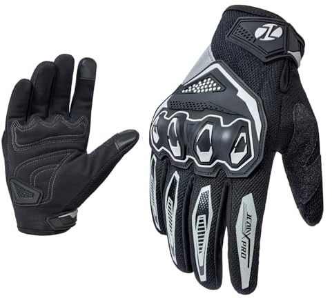MOTOCENTRIC Guantes de motocicleta para hombres y mujeres, guantes de motocicleta transpirables para pantalla táctil, guantes de motocicleta todoterreno, montaña, motocross, bicicleta de cross