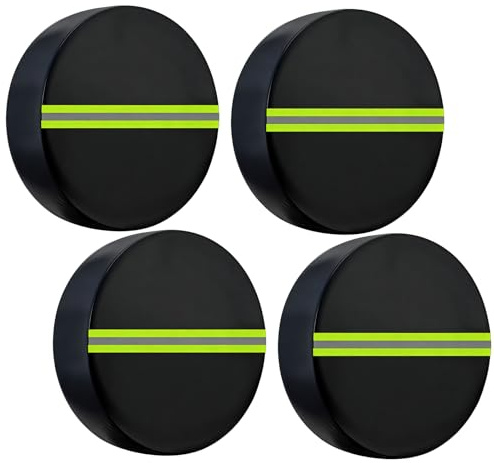 Culinavog 4 pezzi Borsa Pneumatici Auto, Copertura Della Ruota di Scorta, Borse per Pneumatici con Strisce Riflettenti Verdi, Impermeabili e Antipolvere, Copri Gomme Auto per Rimorchio Camper SUV