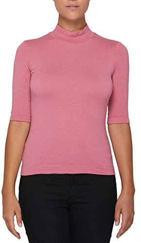 SENSI' Maglia Donna Lupetto Mezza Manica Viscosa Lana Senza Cuciture Seamless Made in Italy