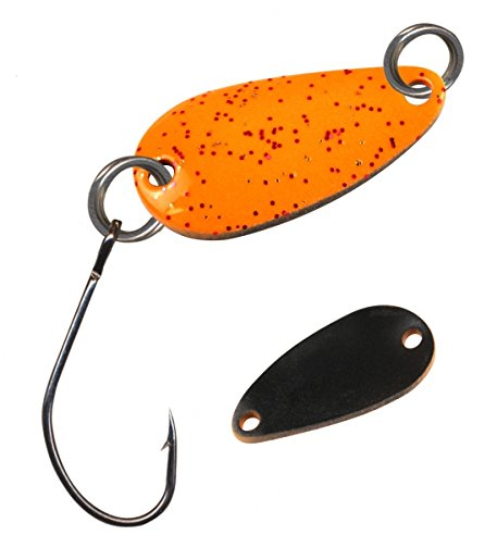 FTM Spoon Bee 2,3cm 1,8g - Forellenblinker, Farbe:orange/schwarz